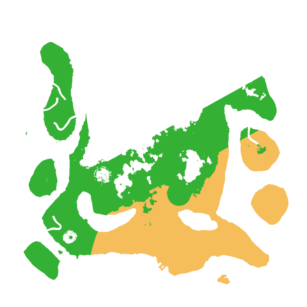 Biome Rust Map: Procedural Map, Size: 3500, Seed: 817042