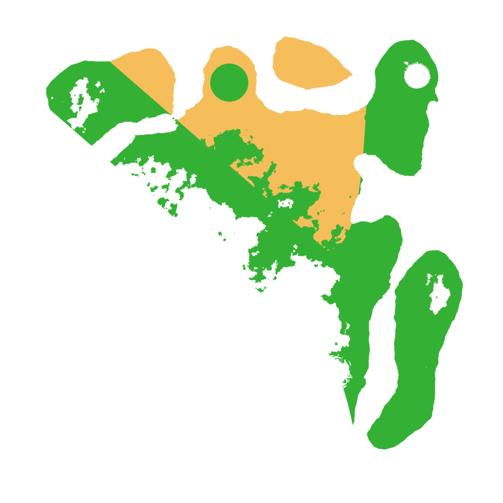 Biome Rust Map: Barren, Size: 3500, Seed: 4821372