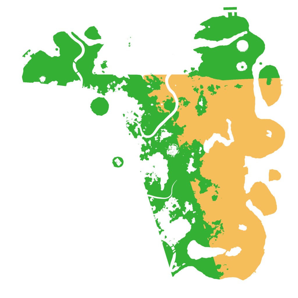 Biome Rust Map: Procedural Map, Size: 4500, Seed: 6438128