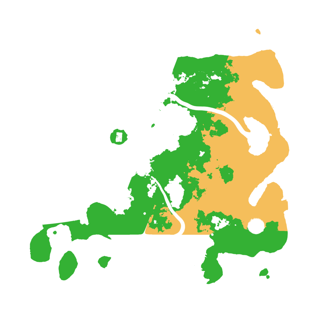 Biome Rust Map: Procedural Map, Size: 3500, Seed: 1197012