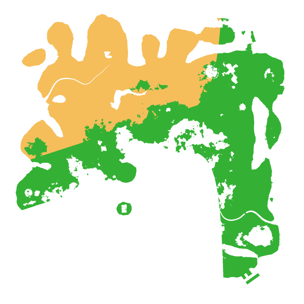 Biome Rust Map: Procedural Map, Size: 4000, Seed: 935735