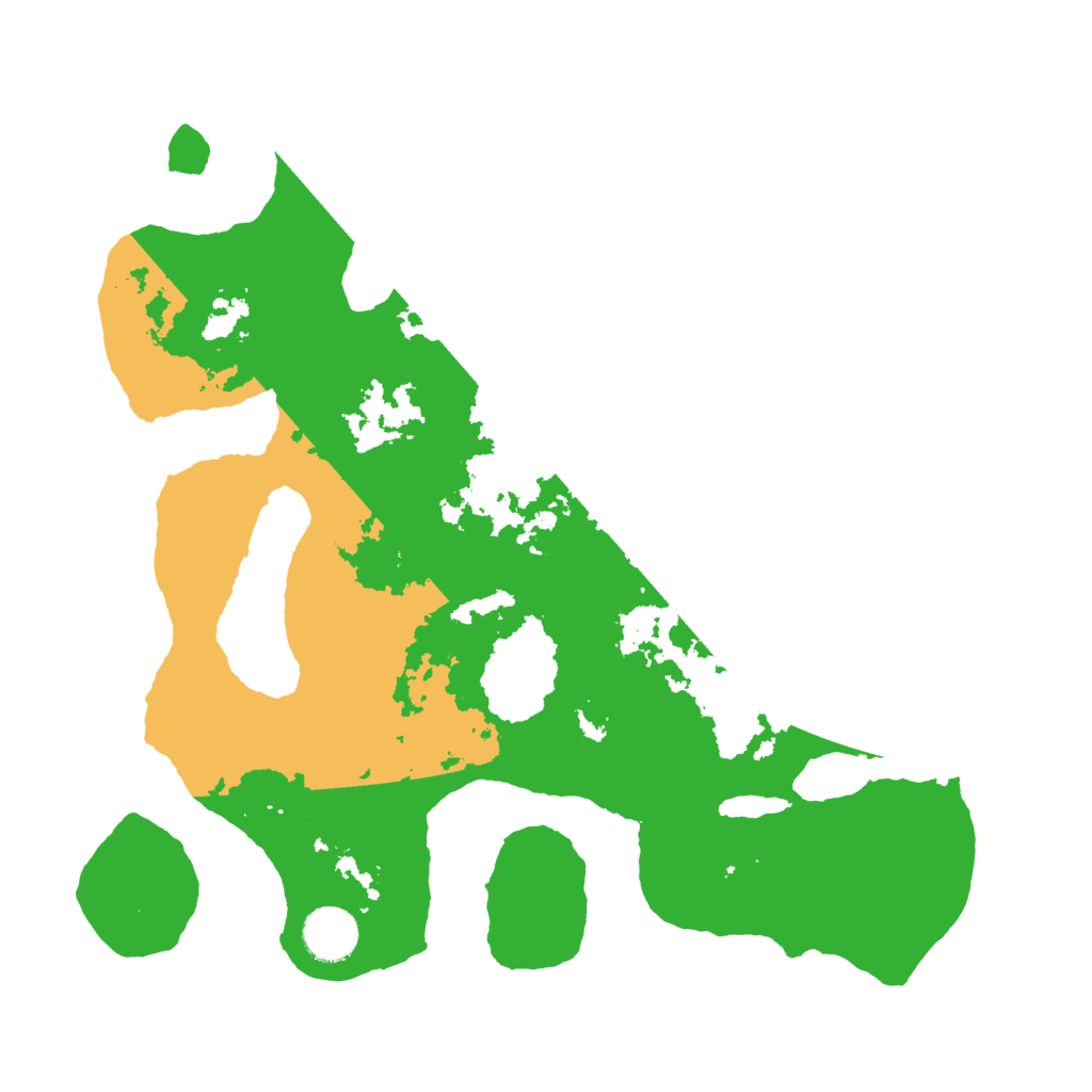 Biome Rust Map: Barren, Size: 3500, Seed: 4264721