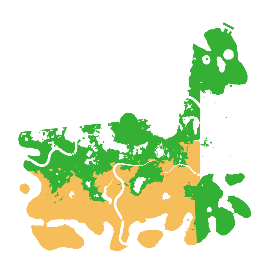 Biome Rust Map: Procedural Map, Size: 4500, Seed: 5025831