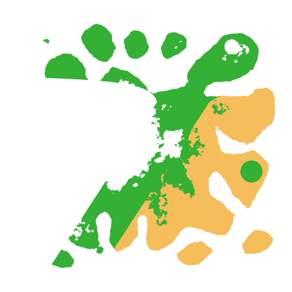 Biome Rust Map: Barren, Size: 3500, Seed: 4005465