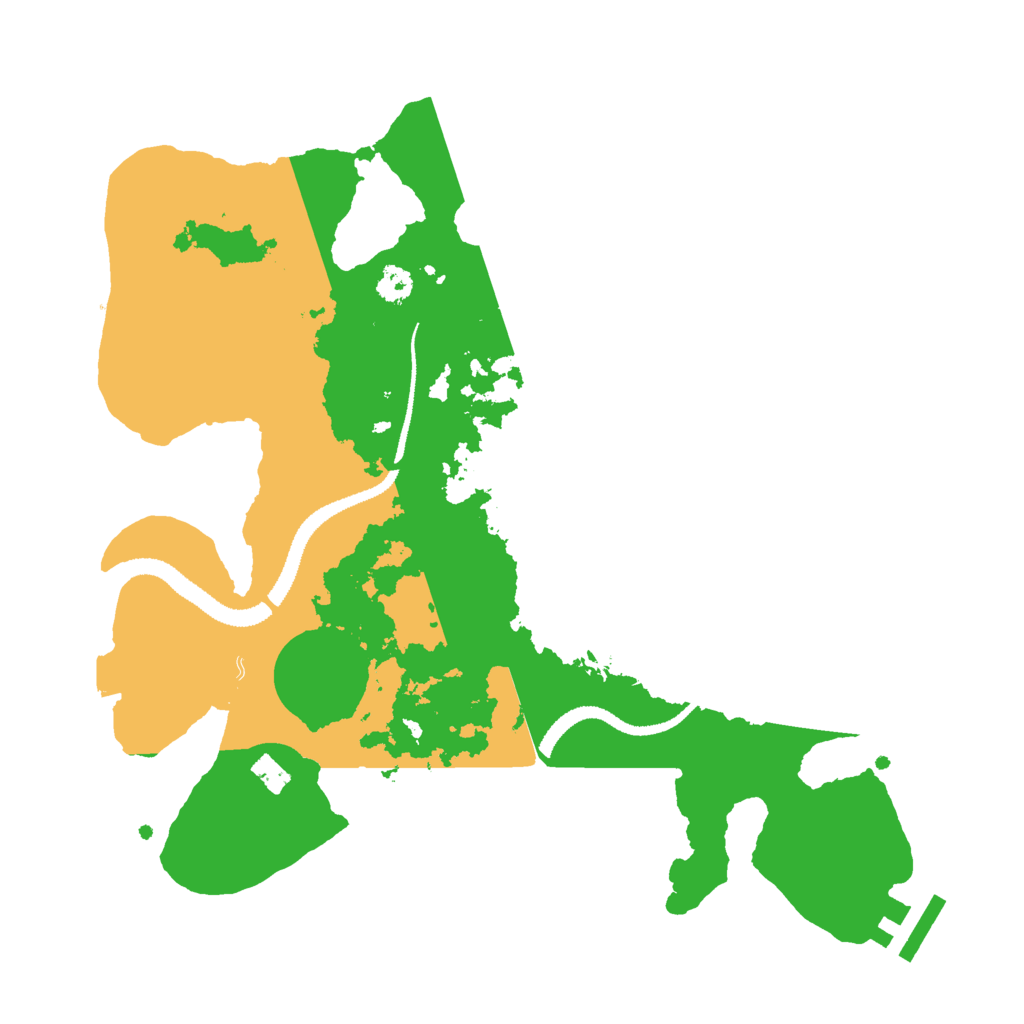 Biome Rust Map: Procedural Map, Size: 2900, Seed: 3273715