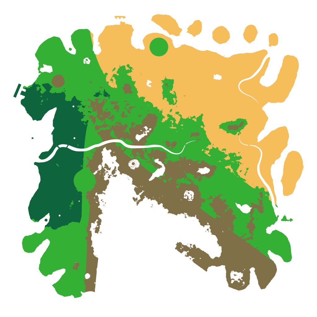 Biome Rust Map: Procedural Map, Size: 4500, Seed: 1252697
