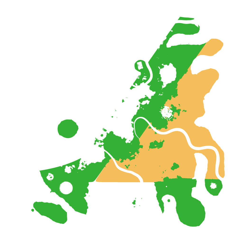 Biome Rust Map: Procedural Map, Size: 3500, Seed: 2758104