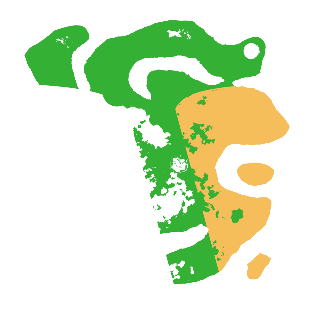 Biome Rust Map: Barren, Size: 3500, Seed: 1576744