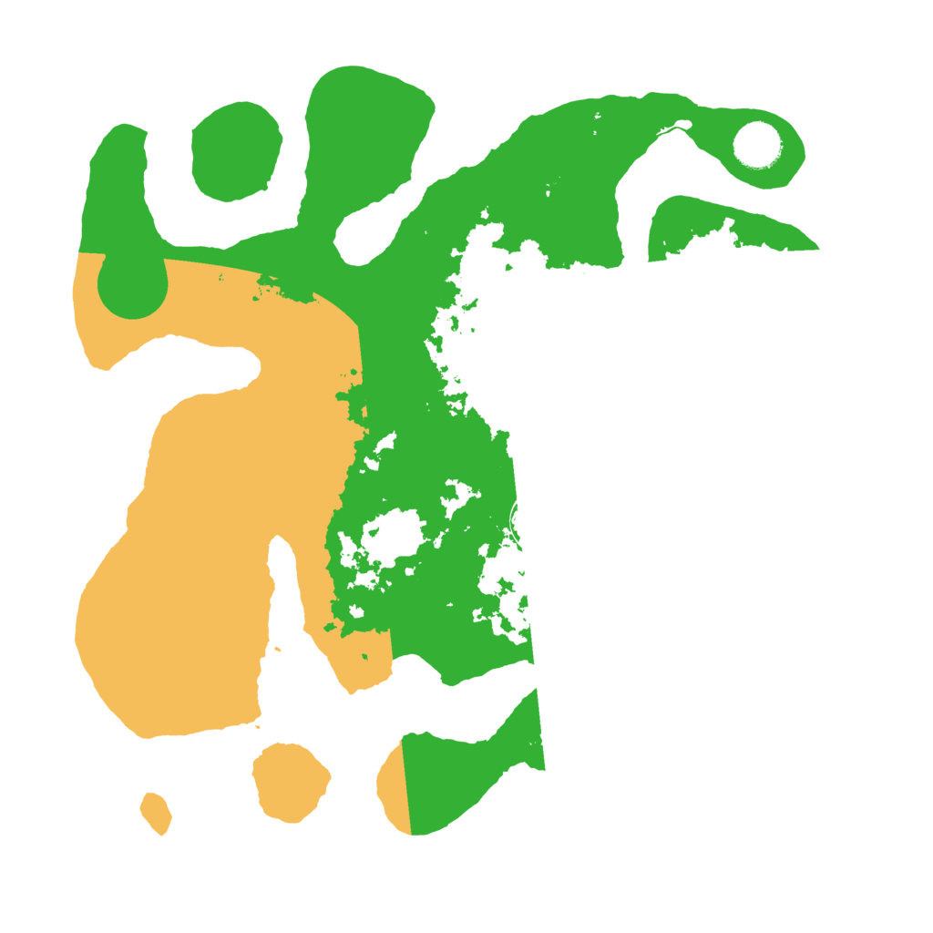 Biome Rust Map: Barren, Size: 3500, Seed: 2330439