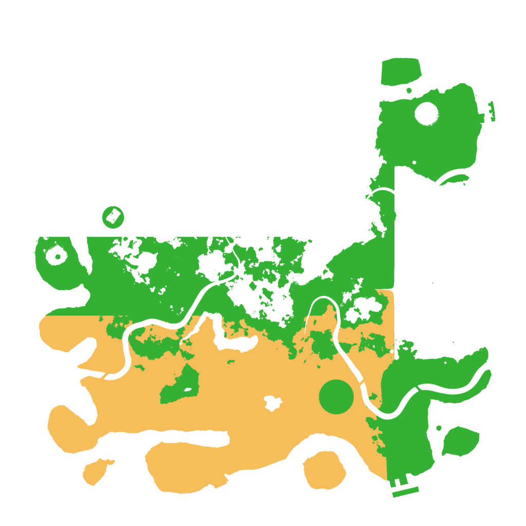Biome Rust Map: Procedural Map, Size: 4000, Seed: 62354