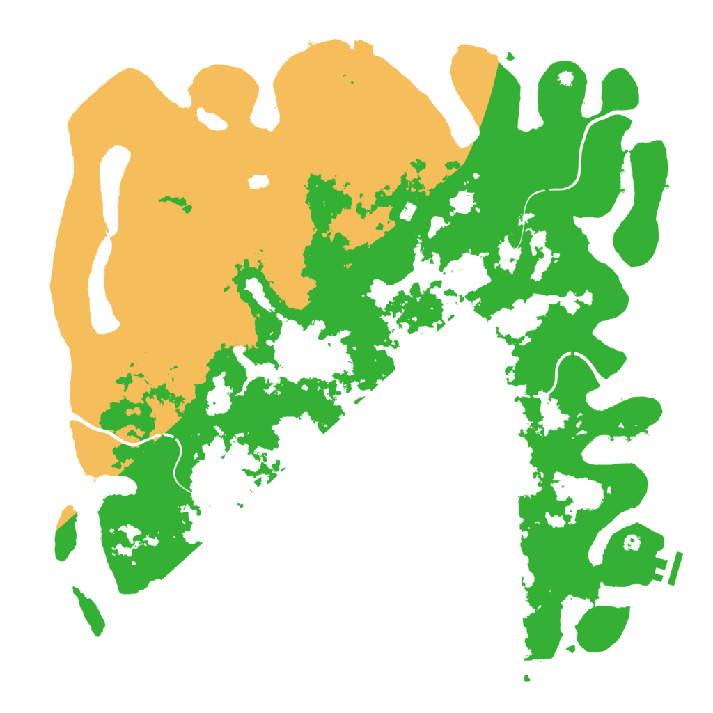 Biome Rust Map: Procedural Map, Size: 4250, Seed: 11862