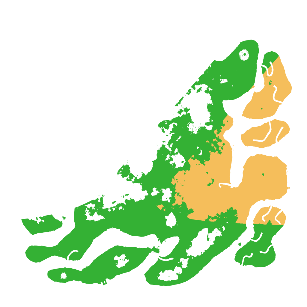 Biome Rust Map: Procedural Map, Size: 4500, Seed: 2488761