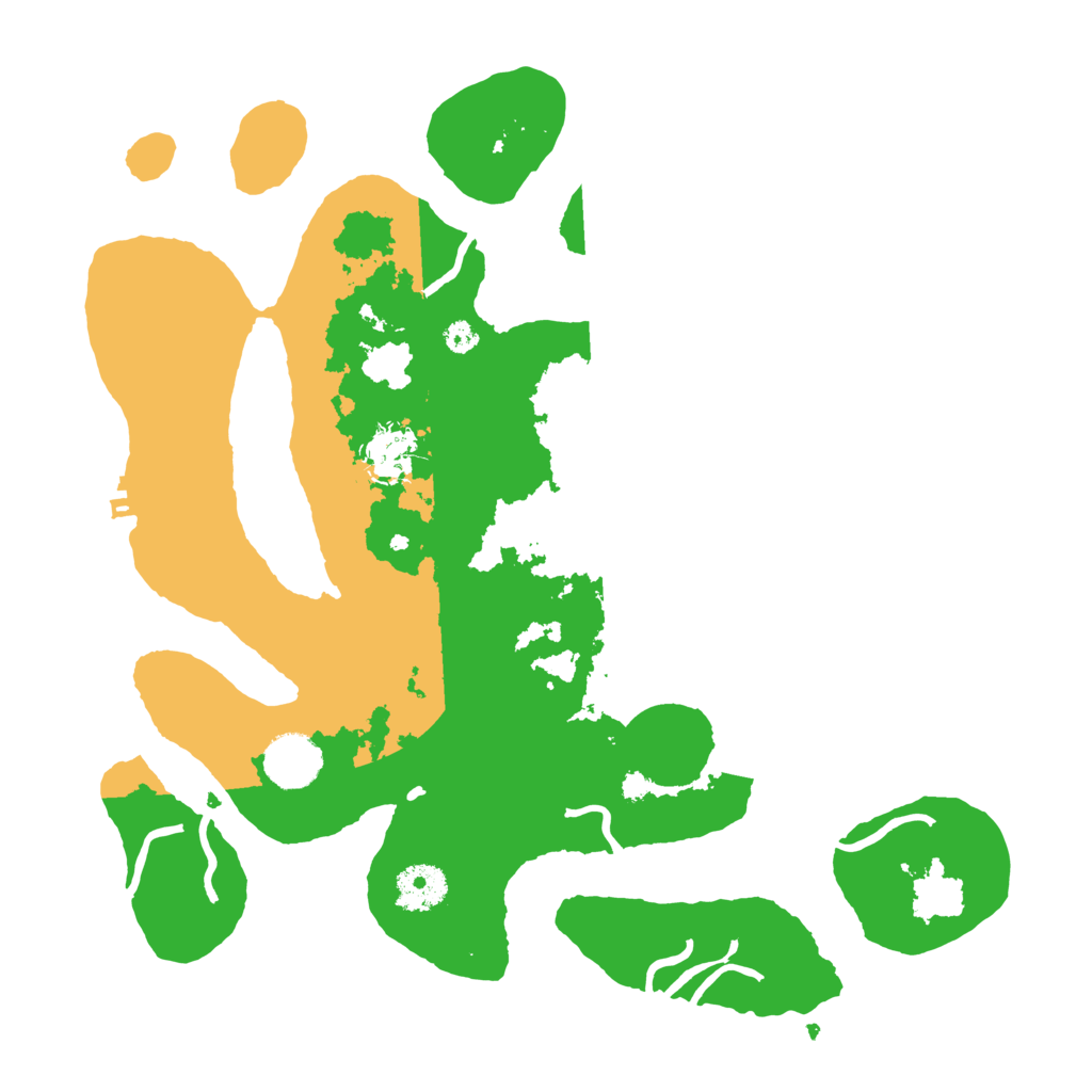 Biome Rust Map: Procedural Map, Size: 3500, Seed: 4308373