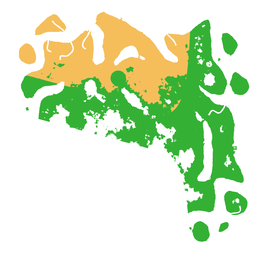 Biome Rust Map: Procedural Map, Size: 4500, Seed: 1899939