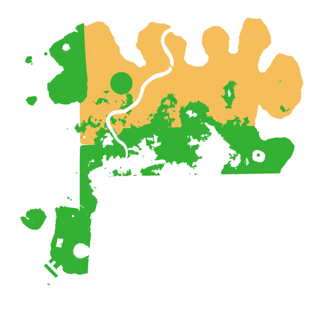 Biome Rust Map: Procedural Map, Size: 3800, Seed: 1948