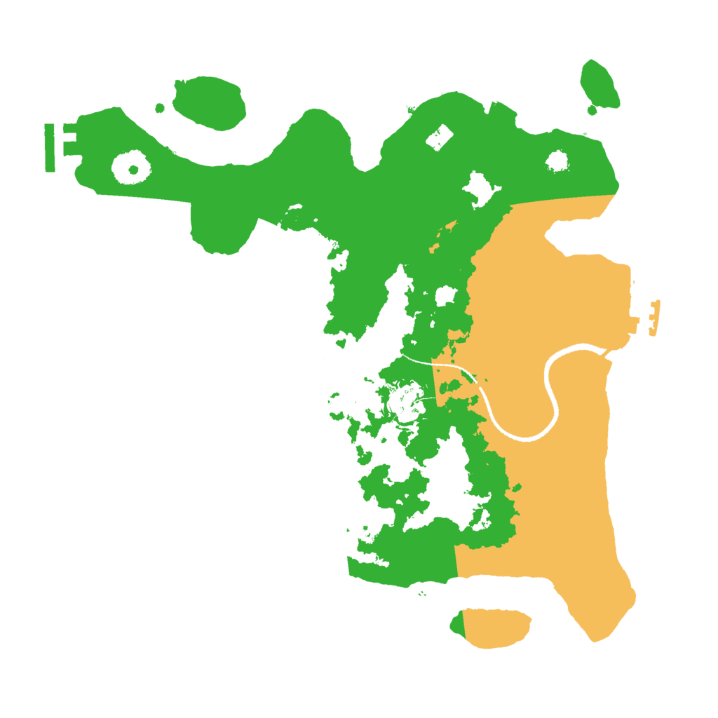 Biome Rust Map: Procedural Map, Size: 3000, Seed: 1907755250