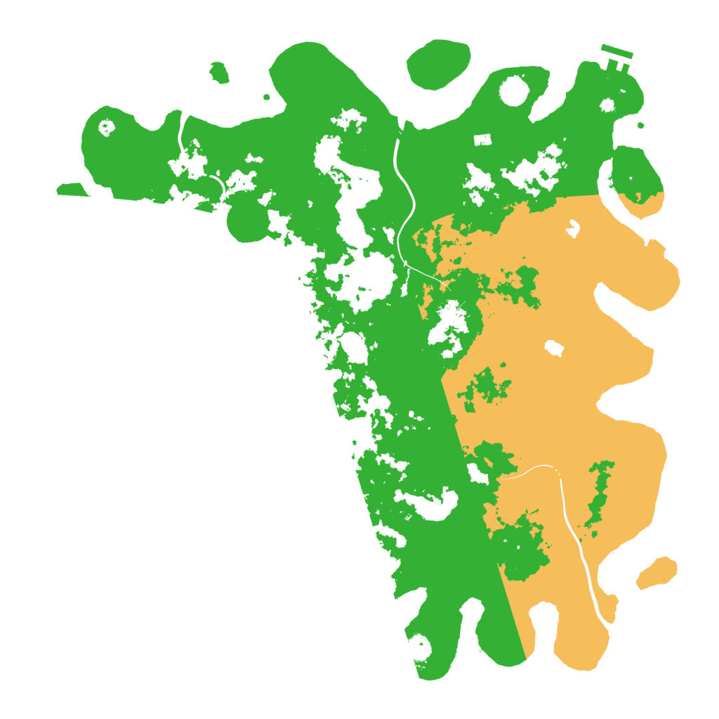 Biome Rust Map: Procedural Map, Size: 4500, Seed: 5108906