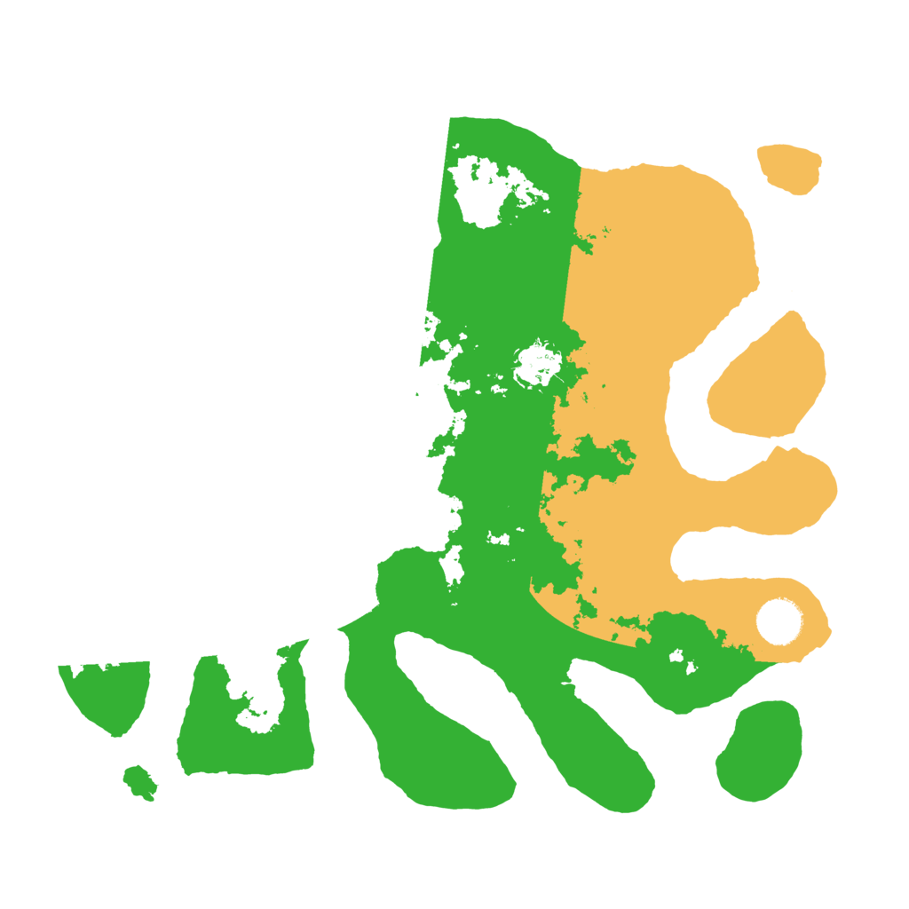 Biome Rust Map: Barren, Size: 3500, Seed: 2721587