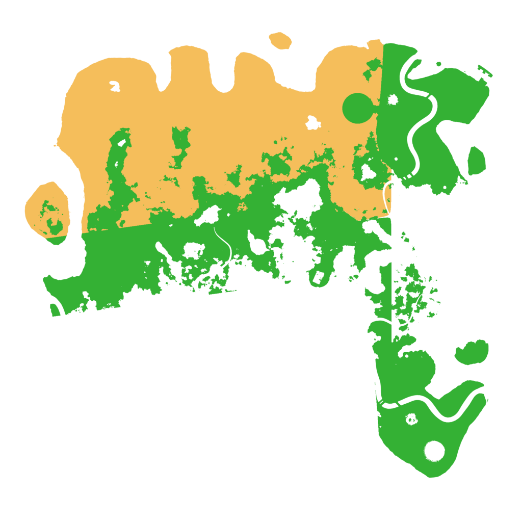 Biome Rust Map: Procedural Map, Size: 4500, Seed: 6236599