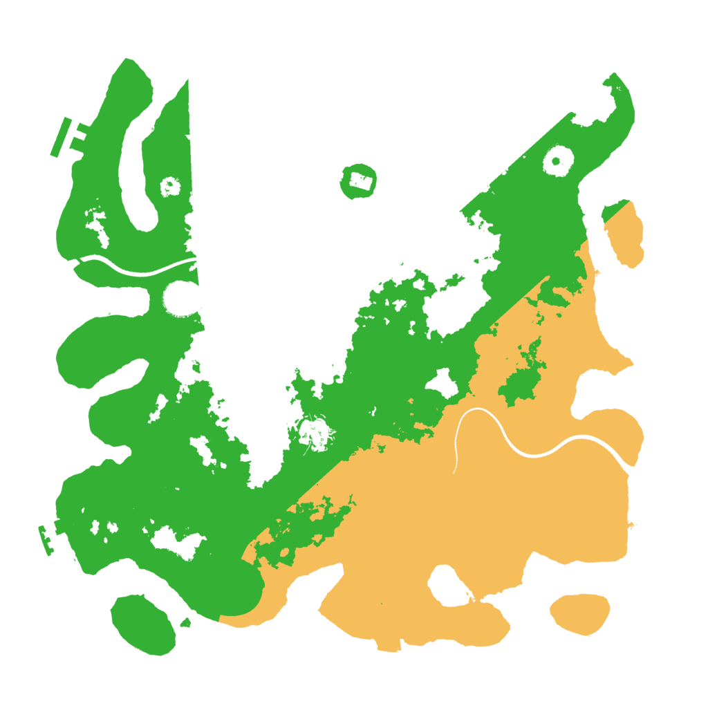 Biome Rust Map: Procedural Map, Size: 3500, Seed: 21183027