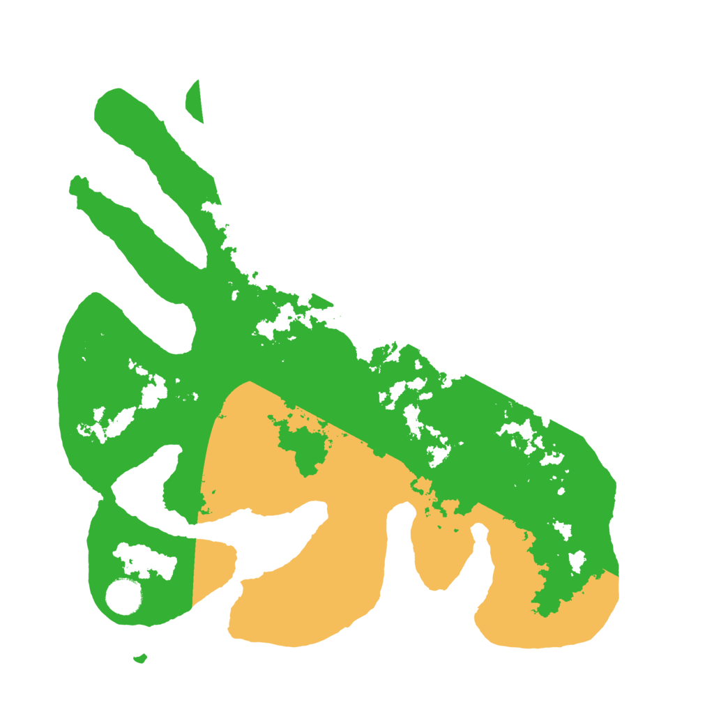 Biome Rust Map: Barren, Size: 3500, Seed: 253695