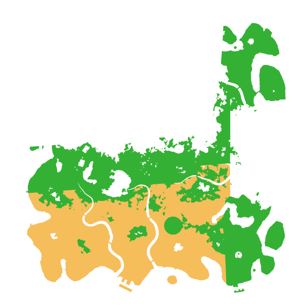 Biome Rust Map: Procedural Map, Size: 4500, Seed: 17735
