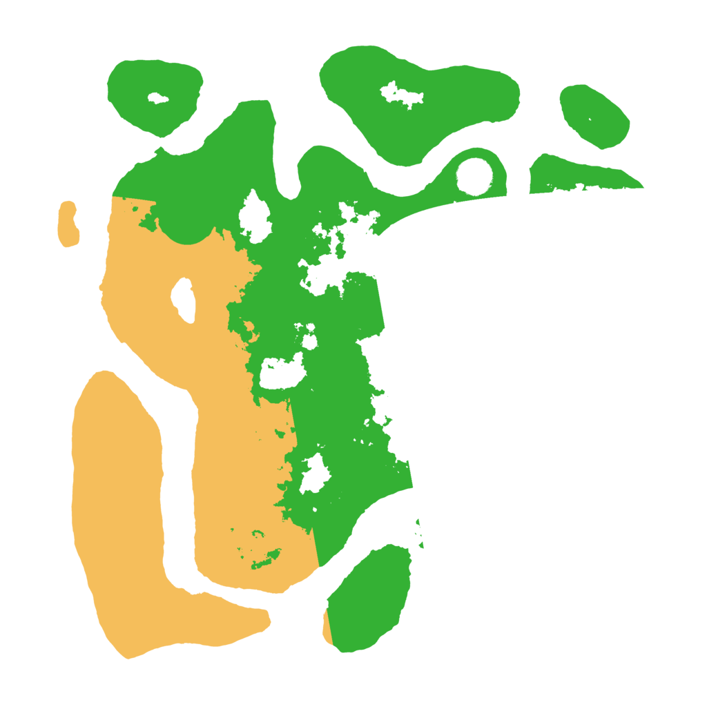 Biome Rust Map: Barren, Size: 3500, Seed: 3088739