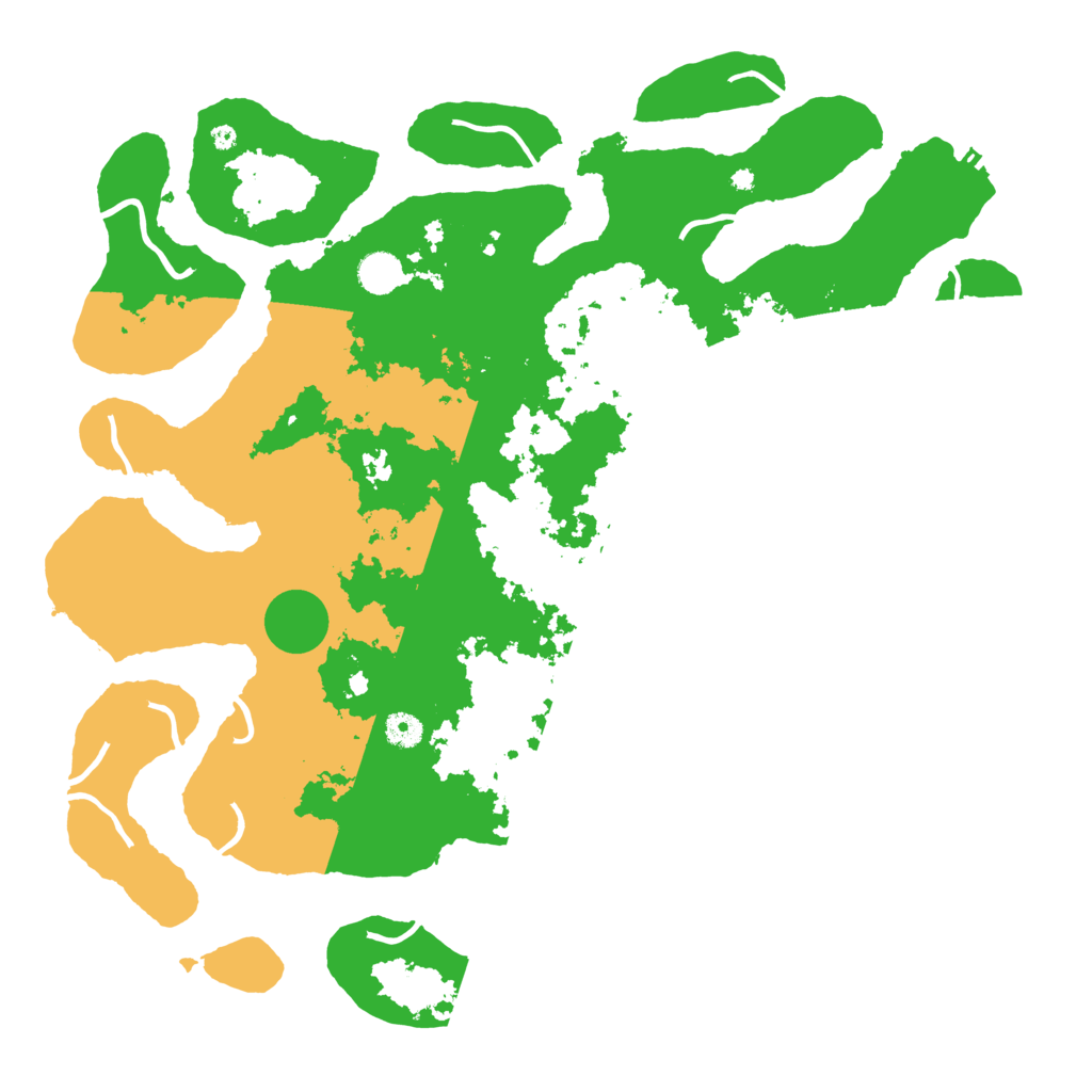 Biome Rust Map: Procedural Map, Size: 4500, Seed: 5045393