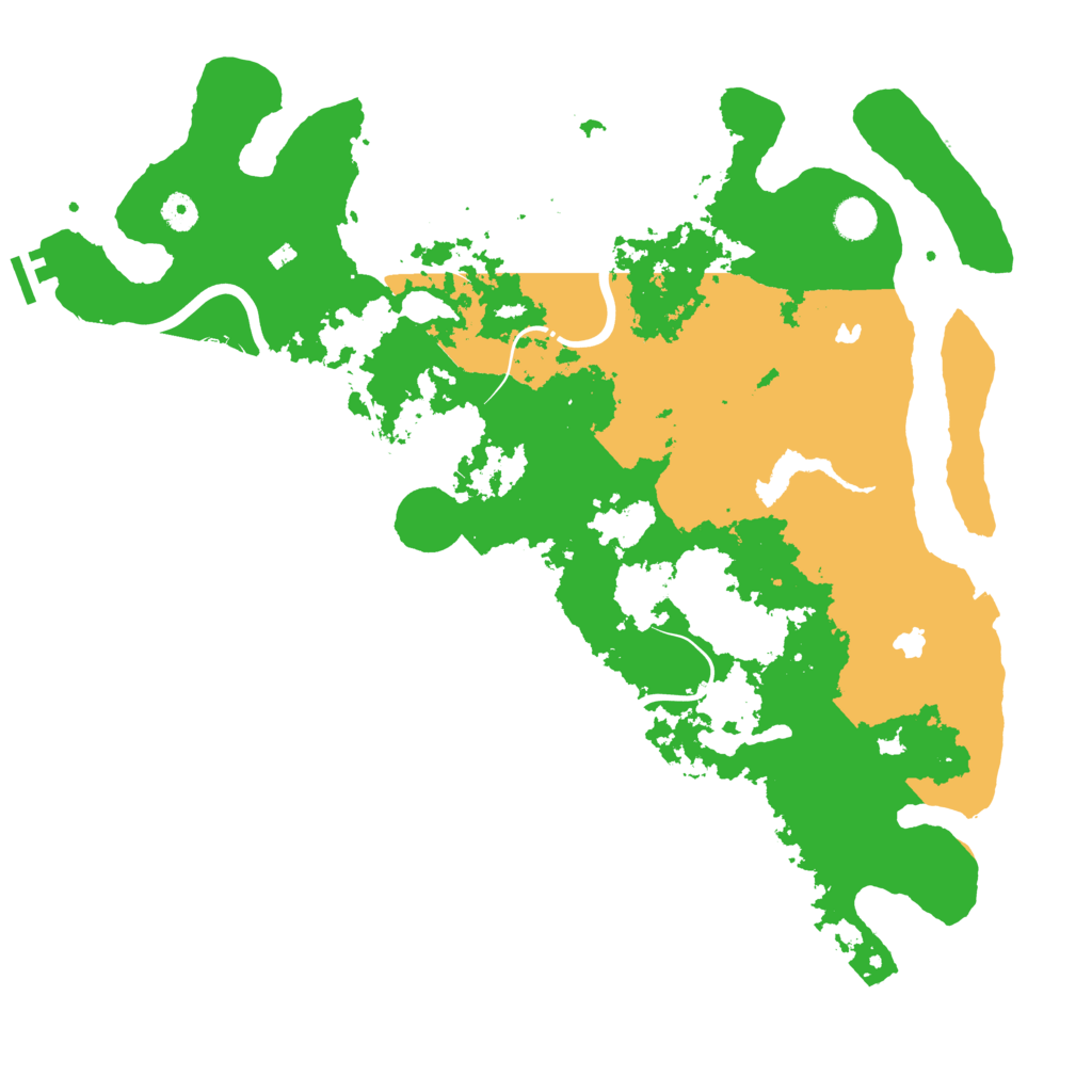 Biome Rust Map: Procedural Map, Size: 4500, Seed: 3665383