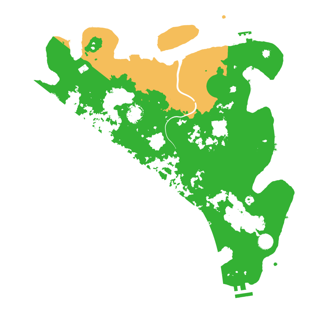 Biome Rust Map: Procedural Map, Size: 3550, Seed: 850189