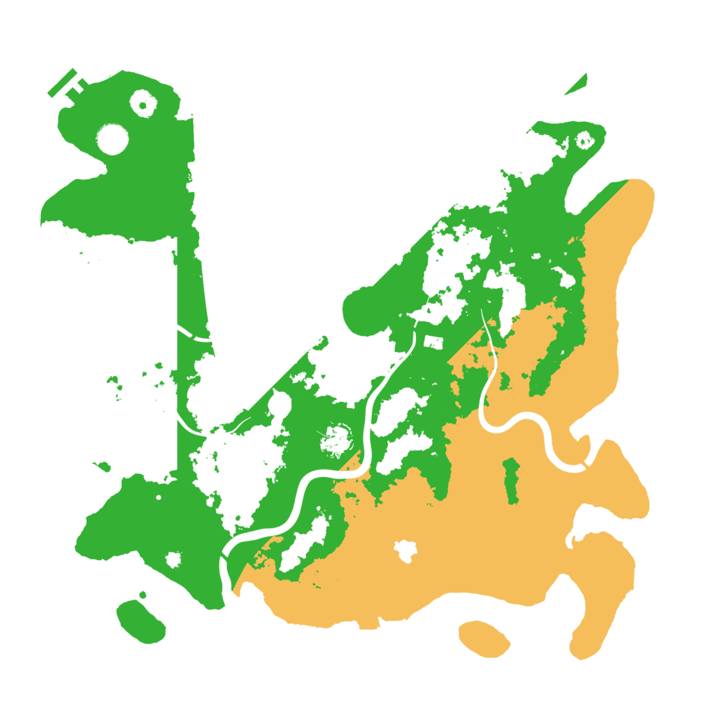 Biome Rust Map: Procedural Map, Size: 4000, Seed: 5234865