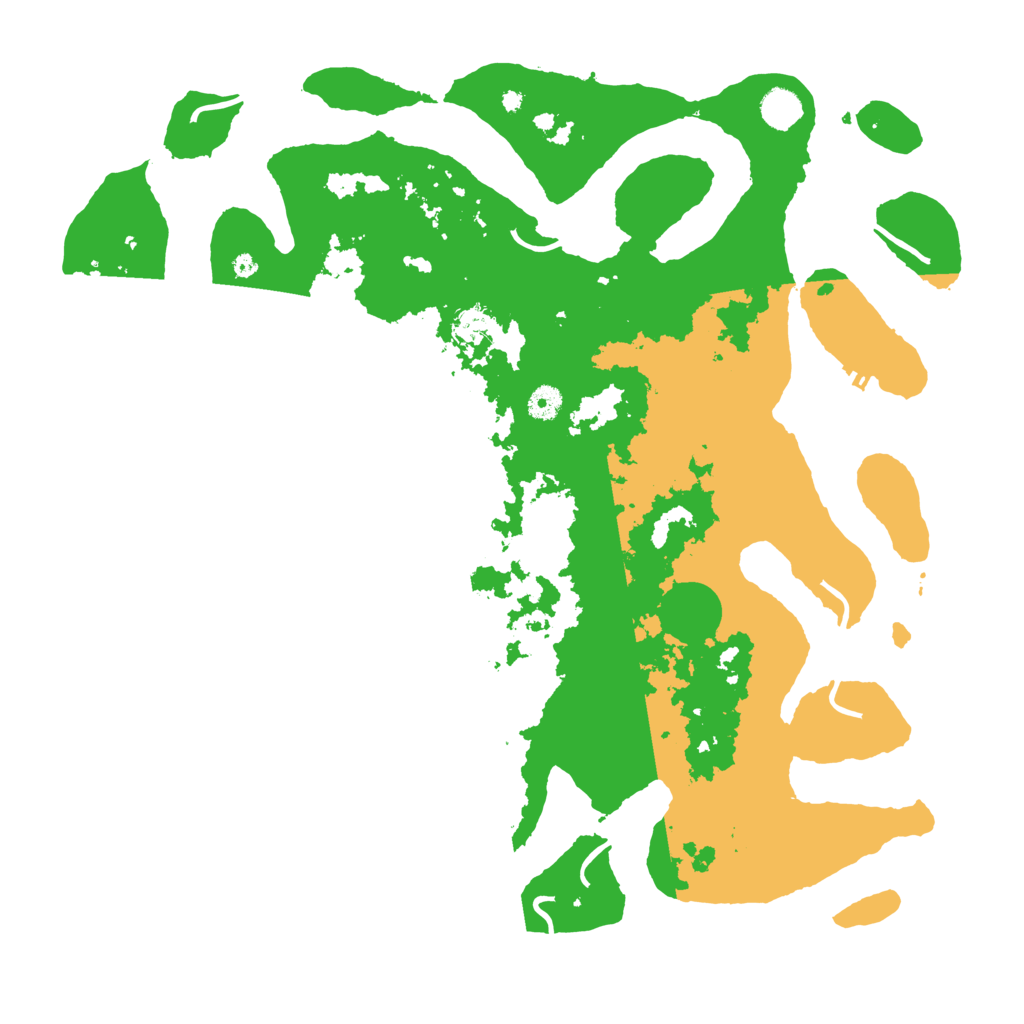 Biome Rust Map: Procedural Map, Size: 4500, Seed: 6308383