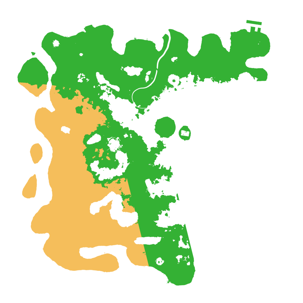 Biome Rust Map: Procedural Map, Size: 4000, Seed: 6909