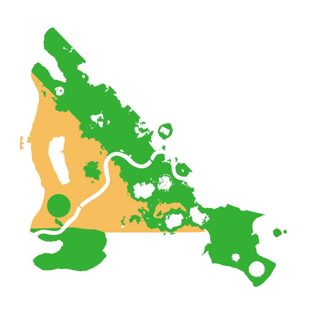 Biome Rust Map: Procedural Map, Size: 3500, Seed: 1049510