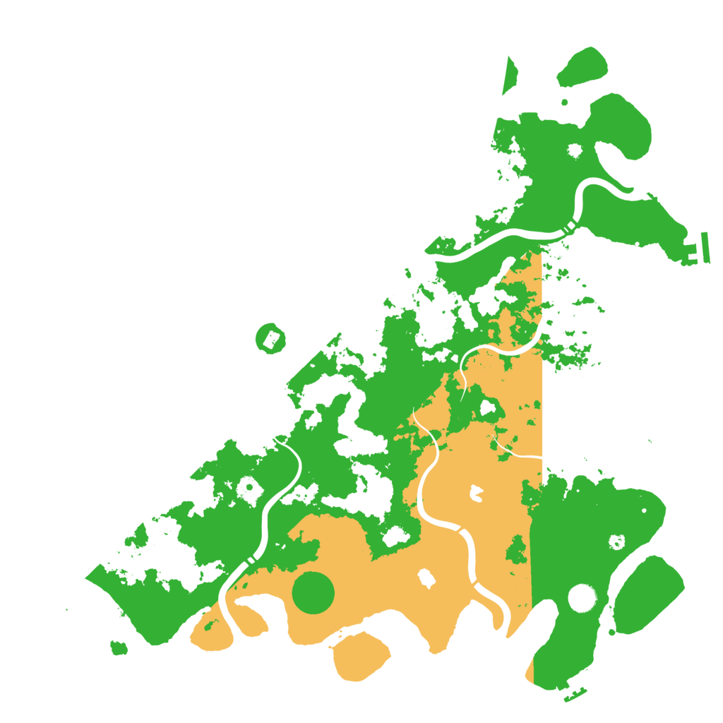 Biome Rust Map: Procedural Map, Size: 4500, Seed: 715351
