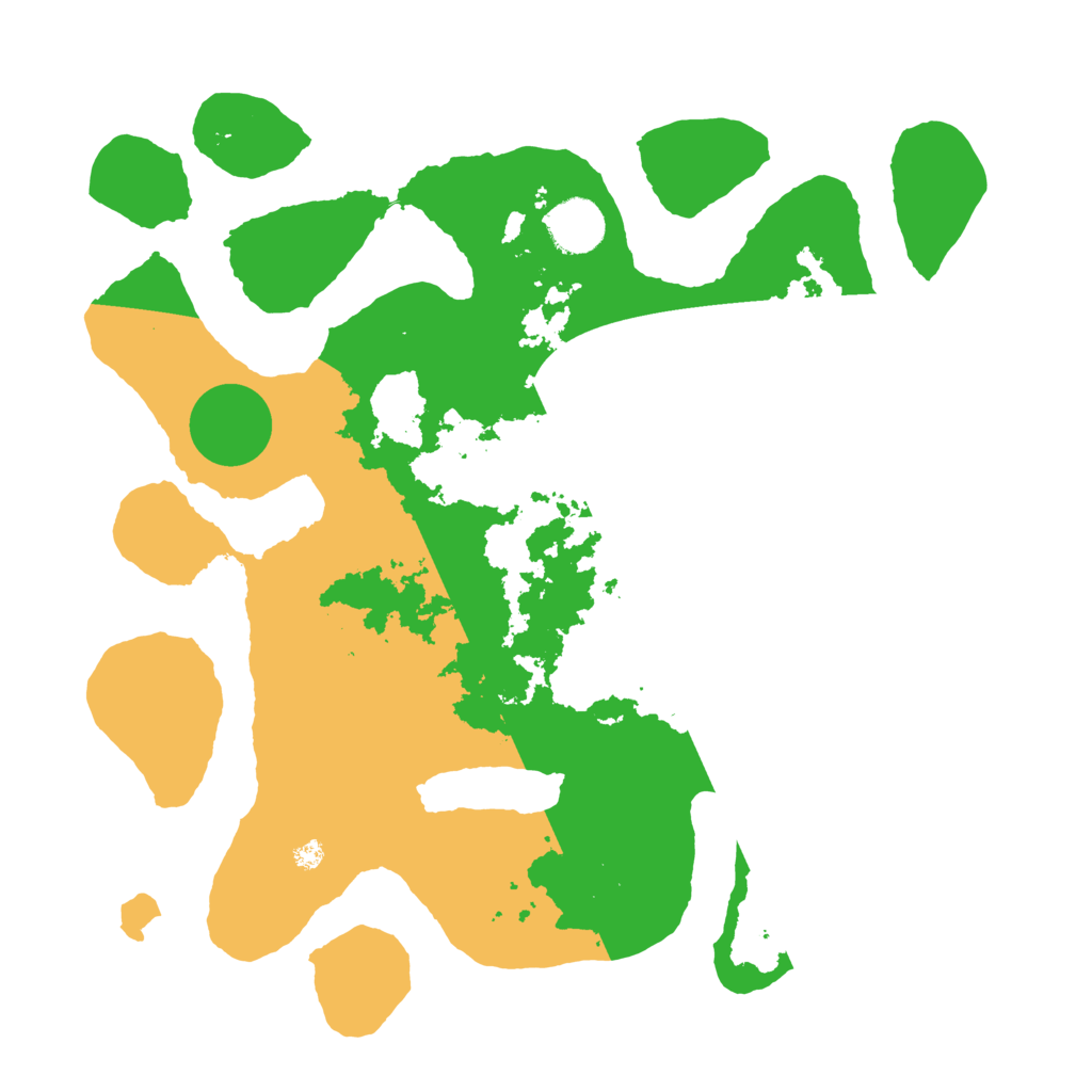 Biome Rust Map: Barren, Size: 3500, Seed: 3219914