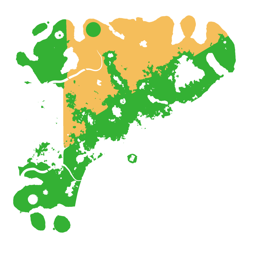 Biome Rust Map: Procedural Map, Size: 4500, Seed: 2055409