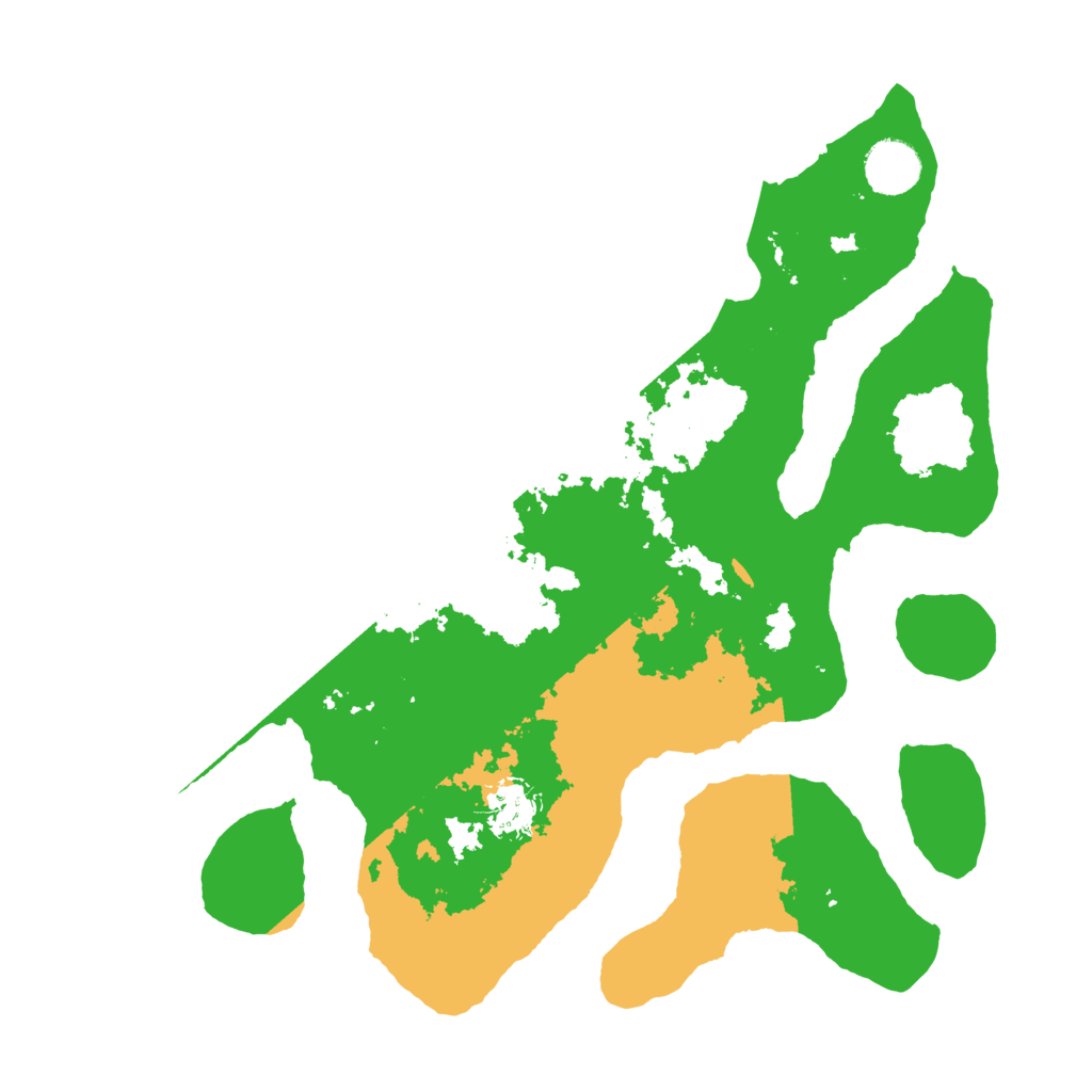 Biome Rust Map: Barren, Size: 3500, Seed: 6332664