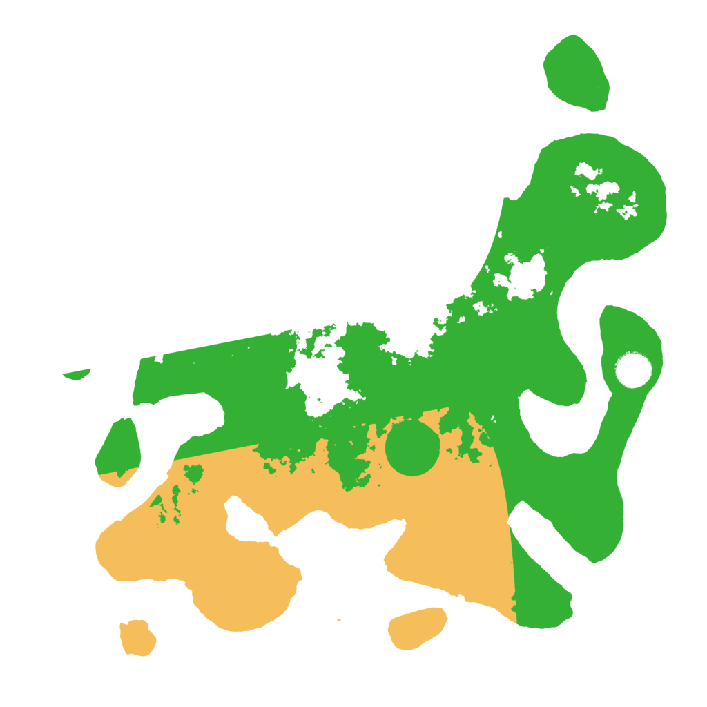 Biome Rust Map: Barren, Size: 3500, Seed: 3322391