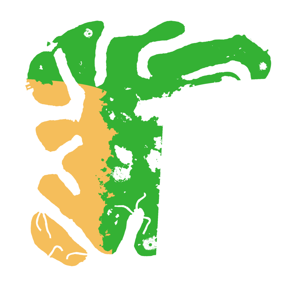 Biome Rust Map: Procedural Map, Size: 3500, Seed: 6429044