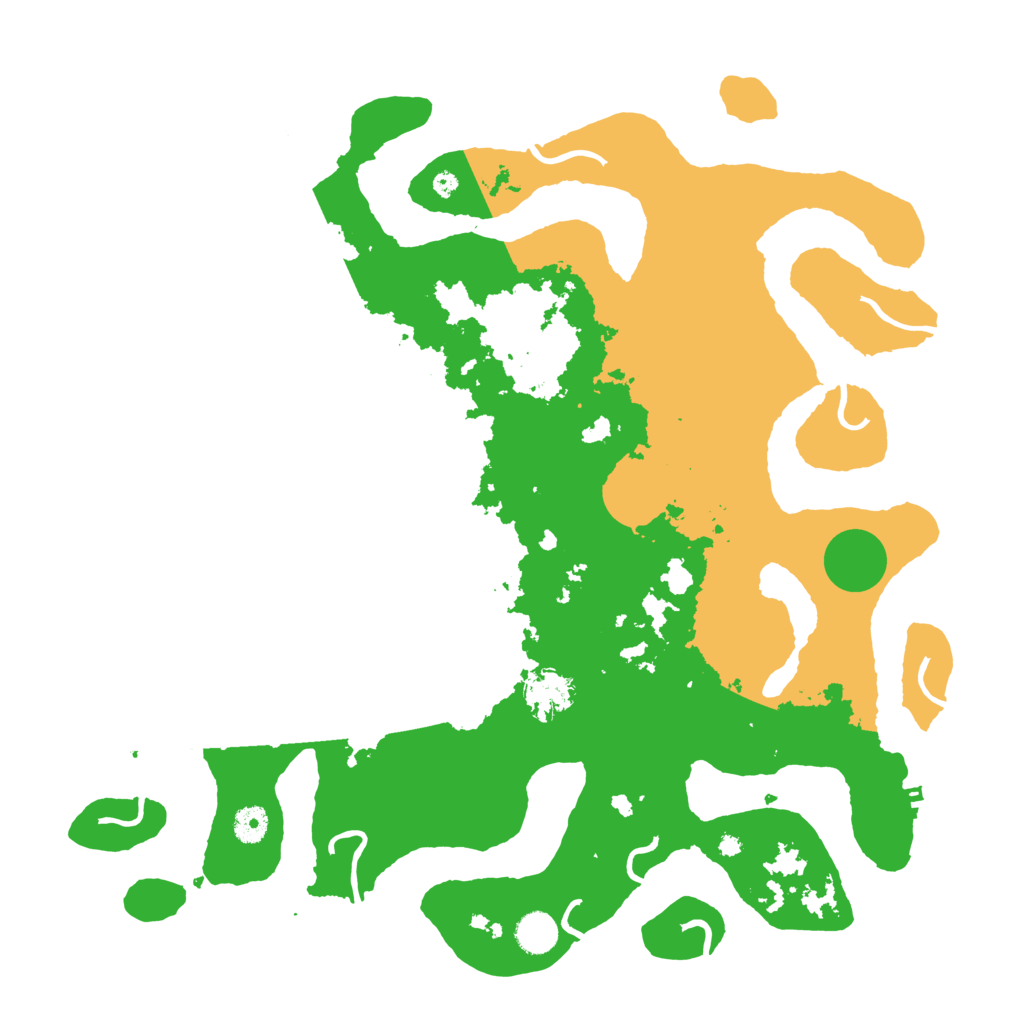 Biome Rust Map: Procedural Map, Size: 4300, Seed: 9815481