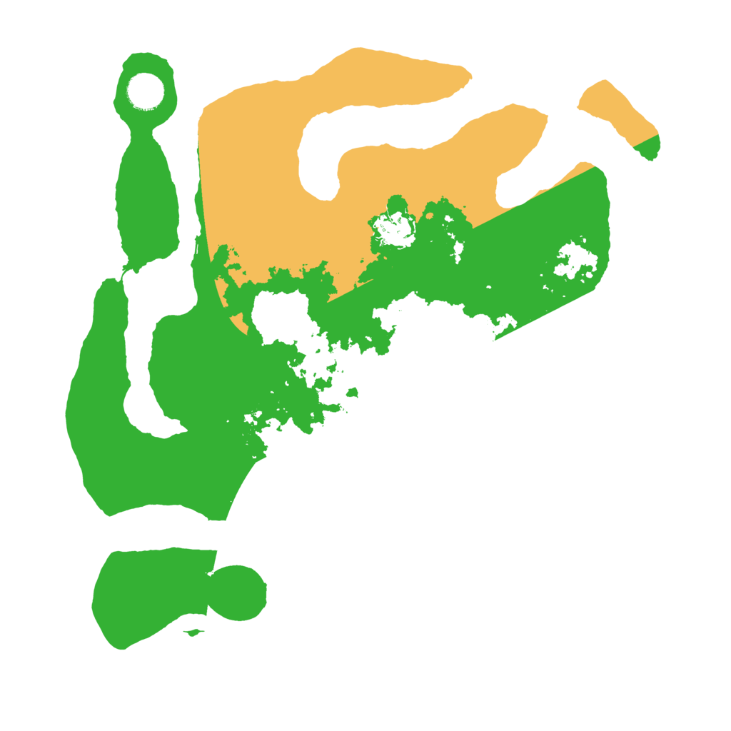 Biome Rust Map: Barren, Size: 3500, Seed: 1510474