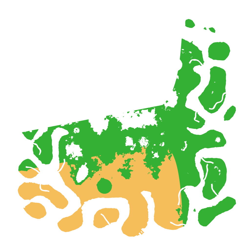 Biome Rust Map: Procedural Map, Size: 4500, Seed: 4033334