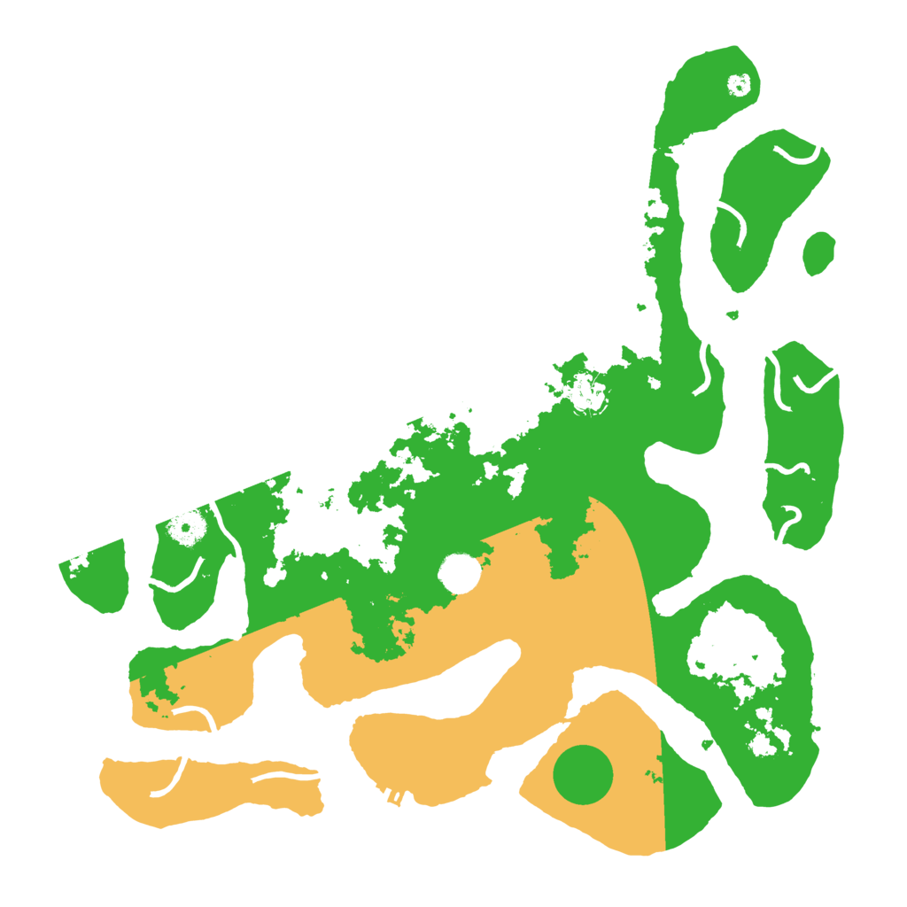 Biome Rust Map: Procedural Map, Size: 4000, Seed: 3047176