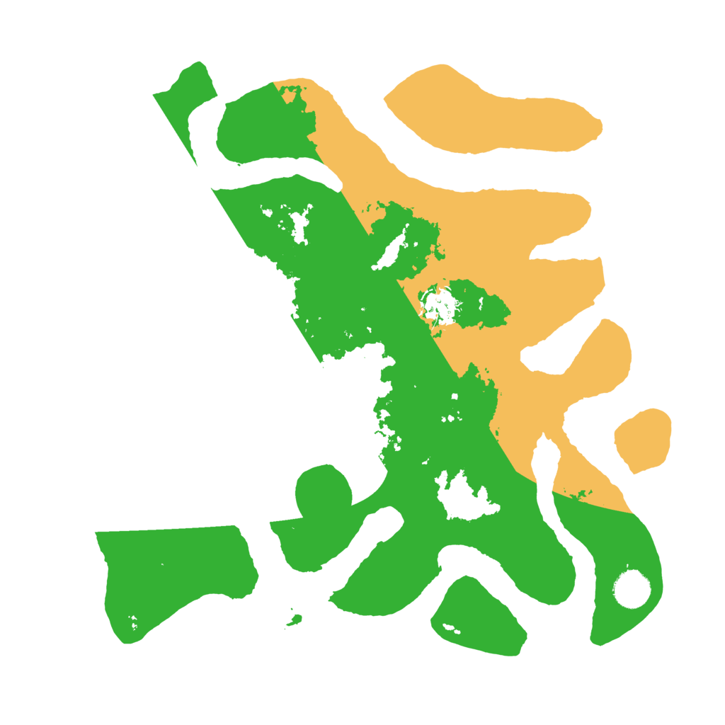 Biome Rust Map: Barren, Size: 3500, Seed: 3380911