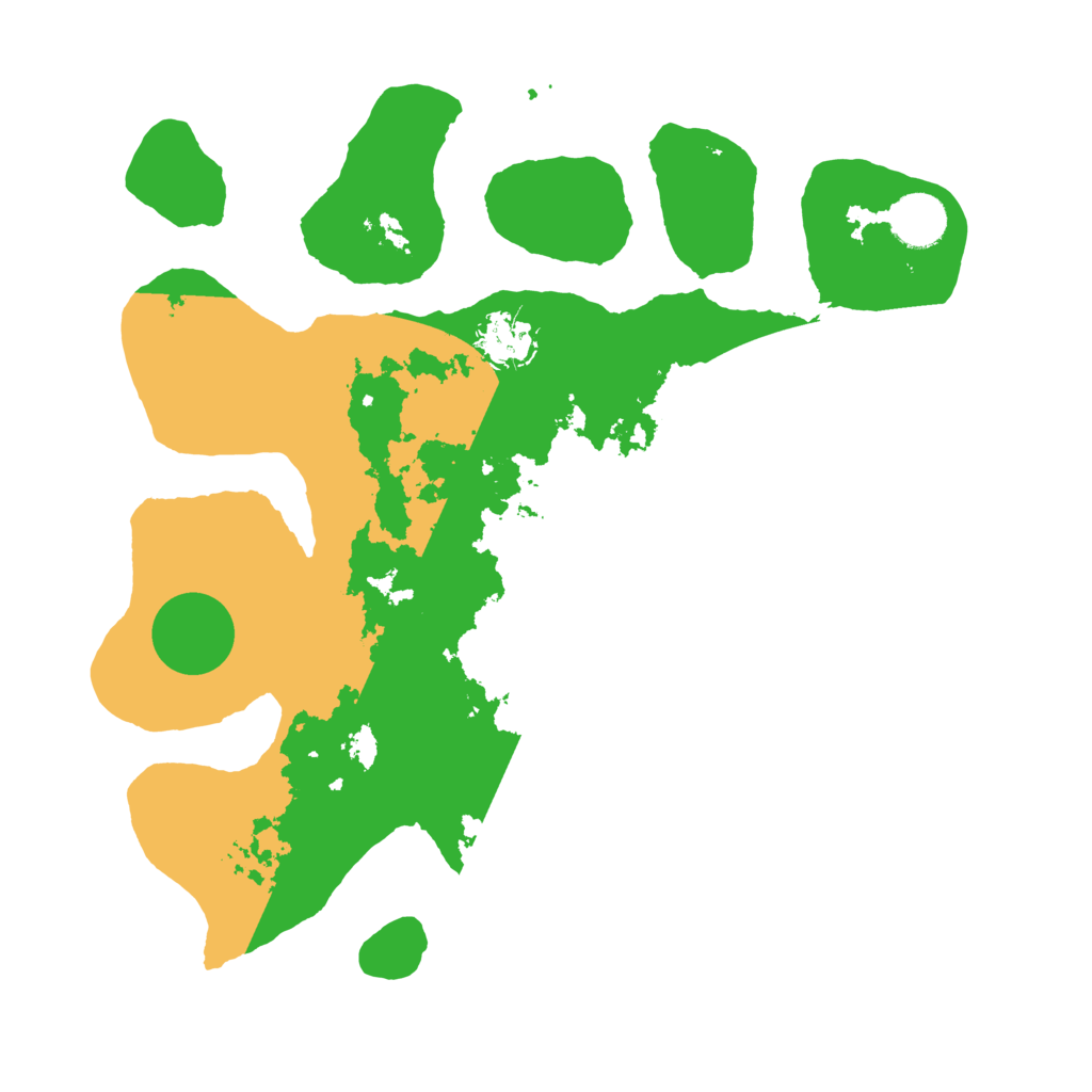 Biome Rust Map: Barren, Size: 3500, Seed: 3898390