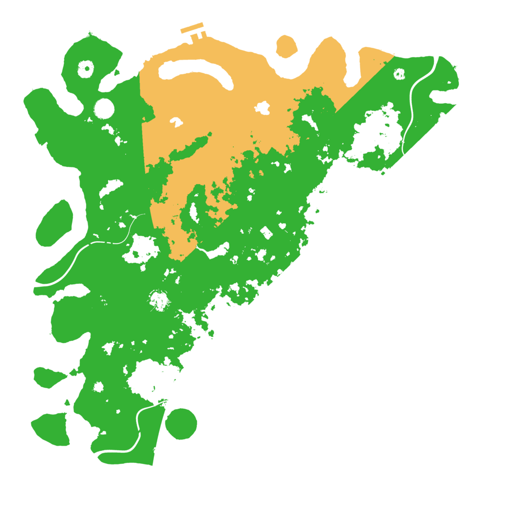 Biome Rust Map: Procedural Map, Size: 4500, Seed: 4131167