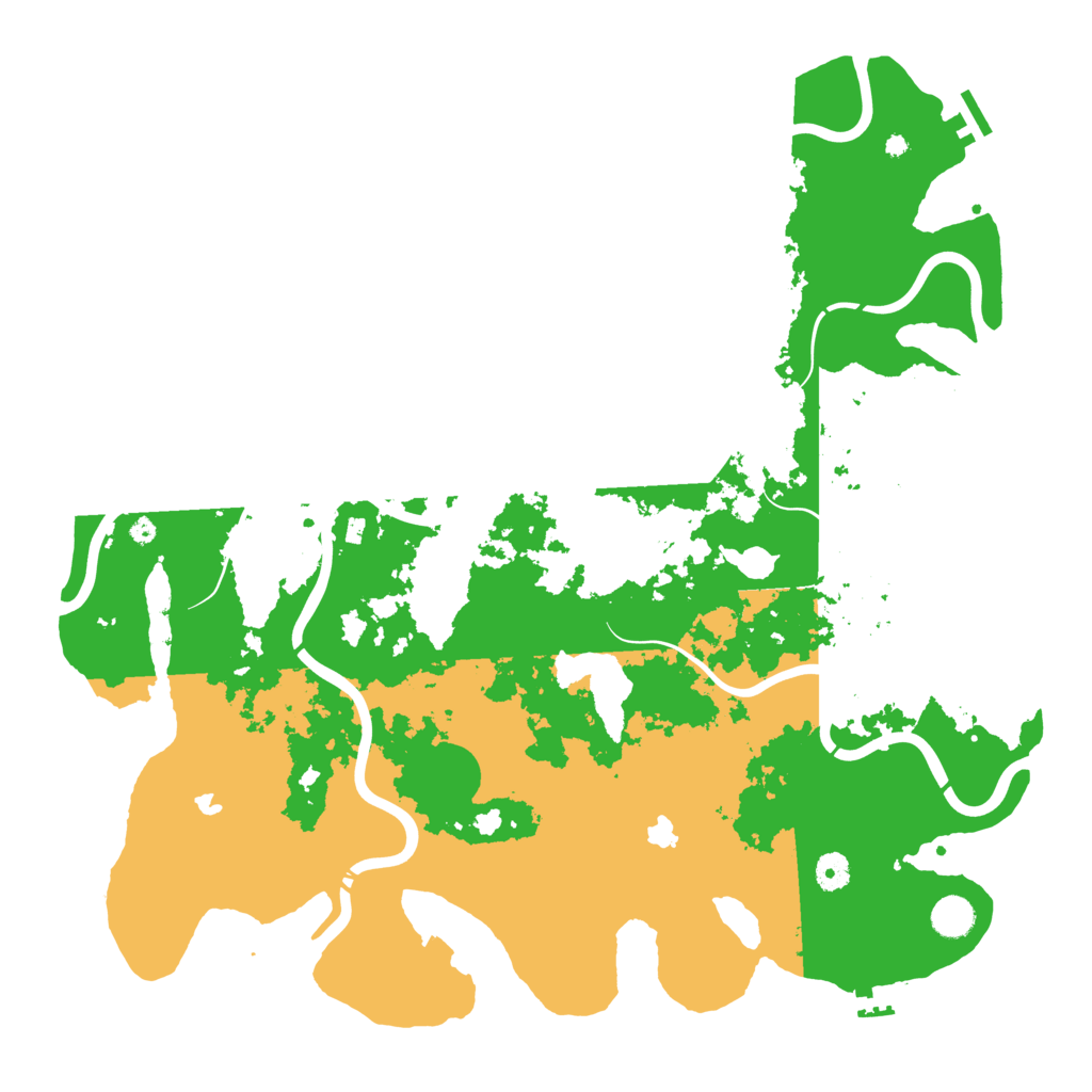 Biome Rust Map: Procedural Map, Size: 4500, Seed: 3460775
