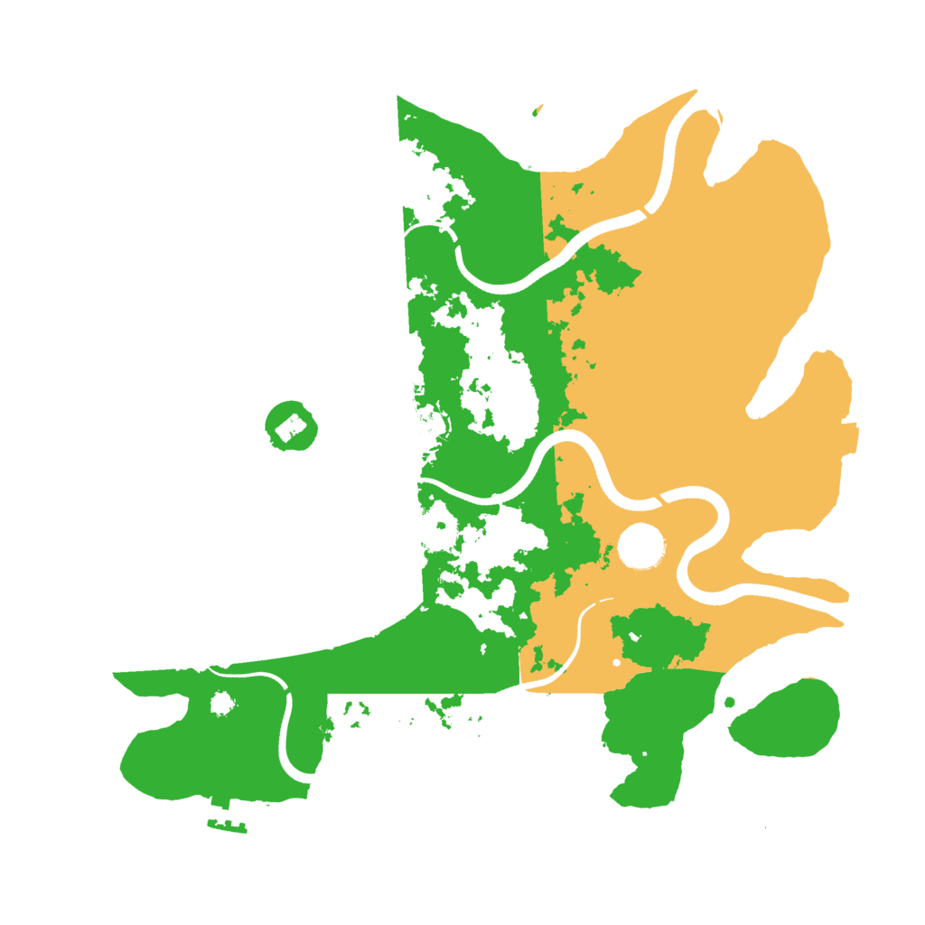 Biome Rust Map: Procedural Map, Size: 3500, Seed: 1481867905