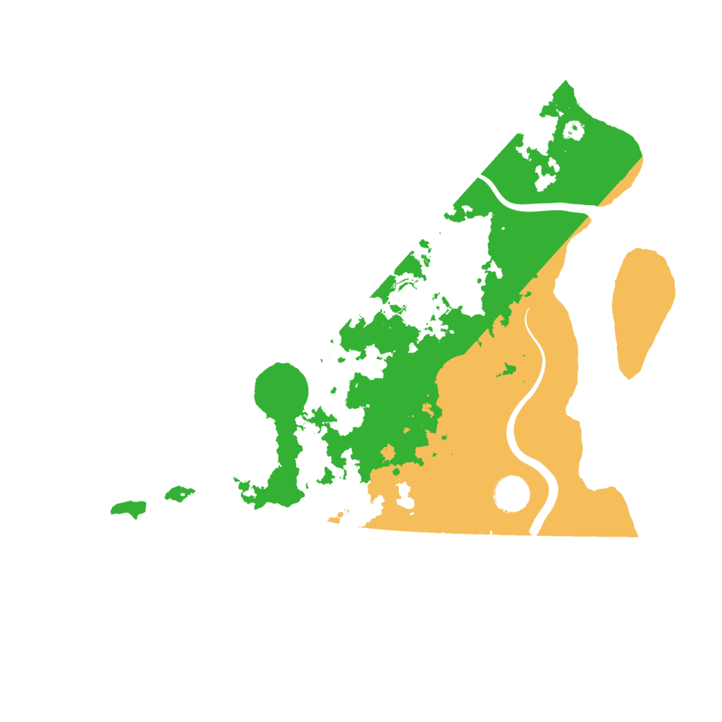 Biome Rust Map: Procedural Map, Size: 3550, Seed: 1151782
